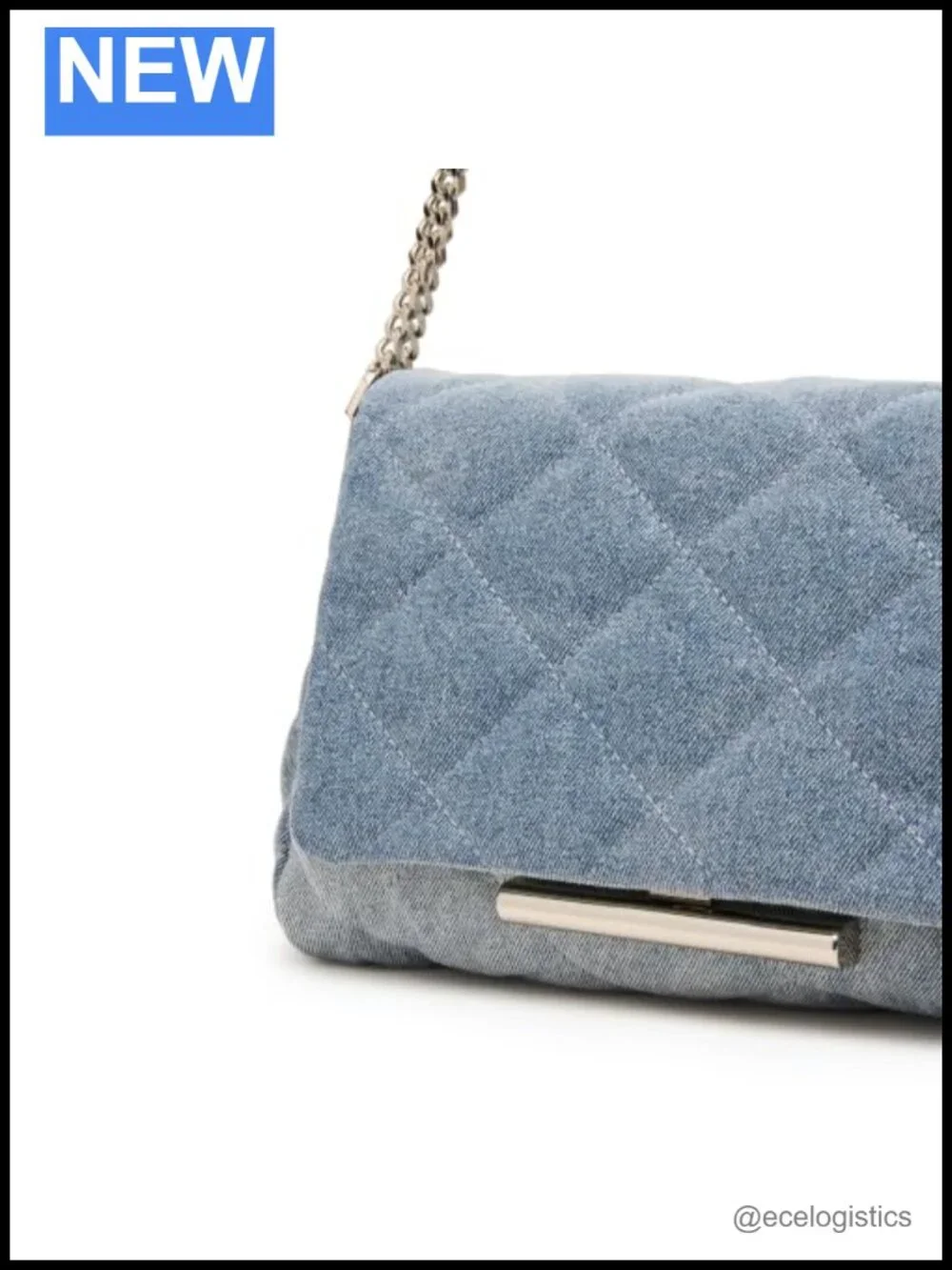 Quilted Faux Leather Shoulder Bag with Flap and Push Lock